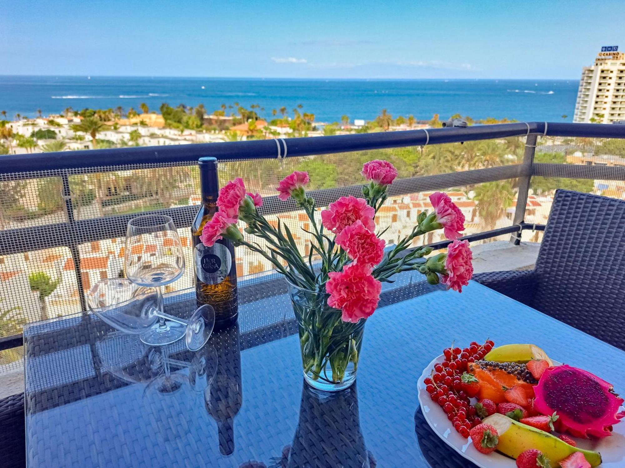 Cozy Ocean And La Gomera View Appartment Playa de las Américas Extérieur photo
